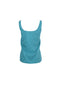 Simple Sleeveless Turquoise Top