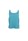 Simple Sleeveless Turquoise Top