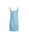 Light Blue Cotton Sleeveless Dress