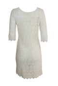 White Lace A-Line Dress
