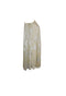 Silvery Gold One Shoulder Dress