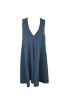 Grey Blue Sleeveless Dress