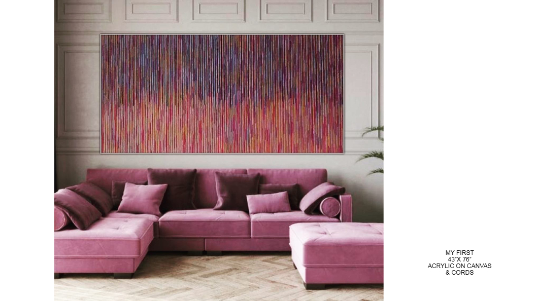 Kinetic string art by Alessandra Meskita — piece 32