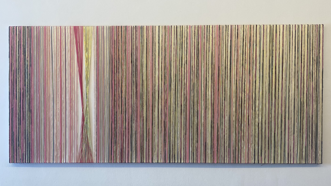 Kinetic string art by Alessandra Meskita — piece 38