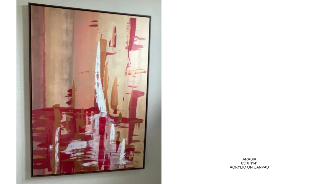 Arabia — 65x114 inch acrylic on canvas by Alessandra Meskita
