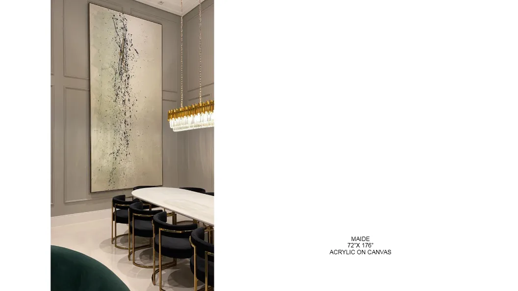 Maide — 72x176 inch acrylic on canvas by Alessandra Meskita