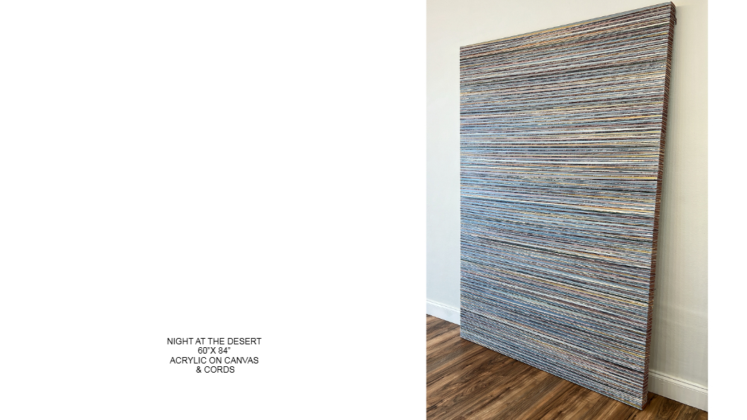 Kinetic string art by Alessandra Meskita — piece 73