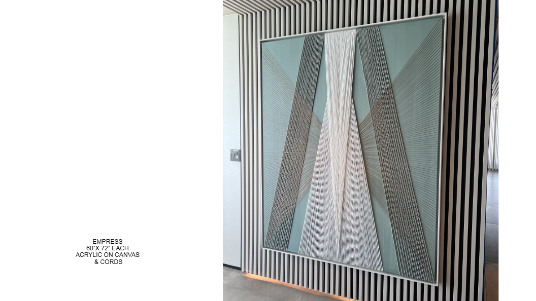 Kinetic string art by Alessandra Meskita — piece 7